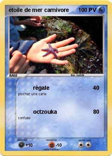 Pokemon étoile de mer carnivore