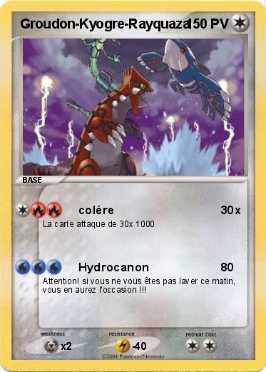Pokemon Groudon-Kyogre-Rayquaza