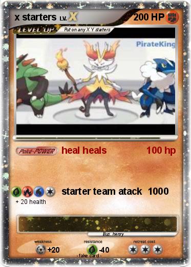 Pokemon x starters