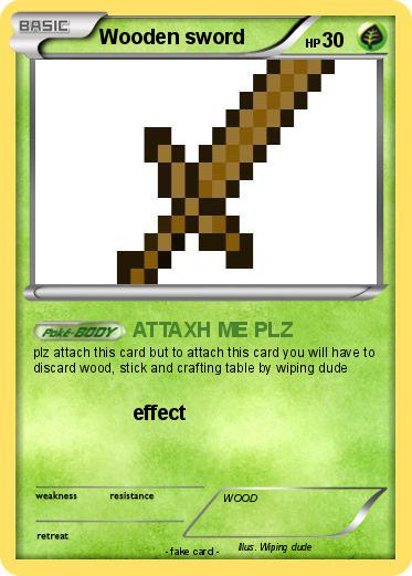 Pokemon Wooden sword