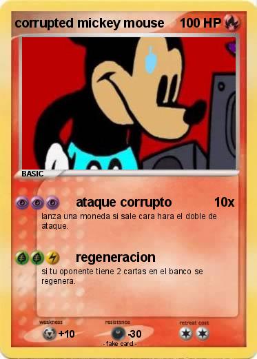 Pokemon corrupted mickey mouse