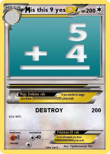 Pokemon is this 9 yes