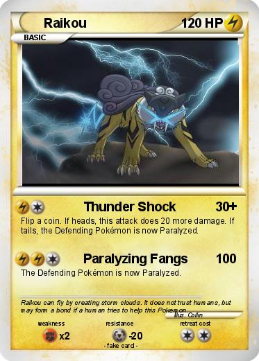 Pokemon Raikou