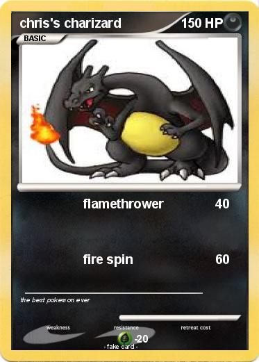 Pokemon chris's charizard