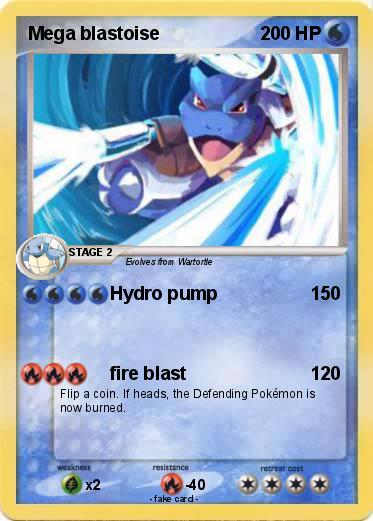 Pokemon Mega blastoise