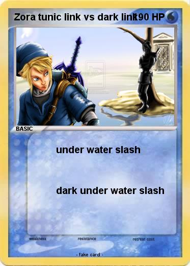 Pokemon Zora tunic link vs dark link
