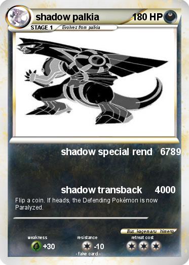 Pokemon shadow palkia