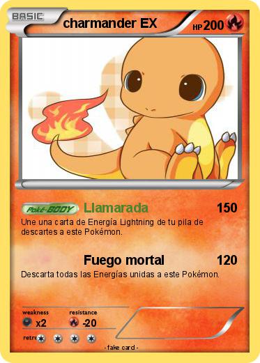 Pokemon charmander EX