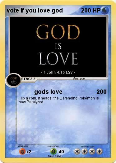 Pokemon vote if you love god