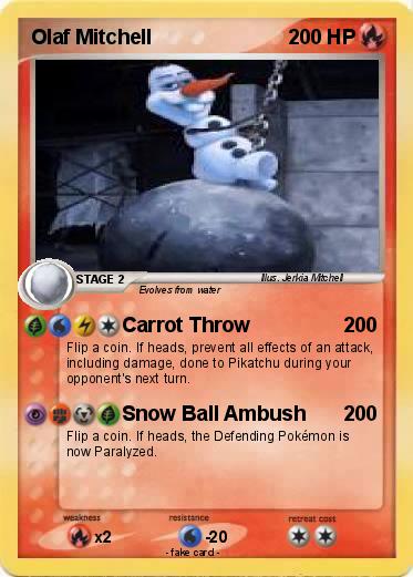 Pokemon Olaf Mitchell