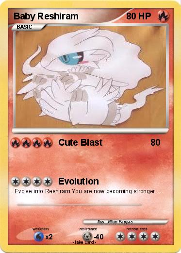 Pokemon Baby Reshiram
