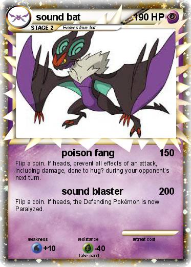 Pokemon sound bat