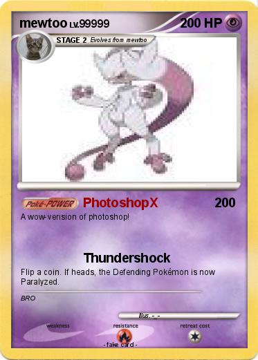 Pokemon mewtoo