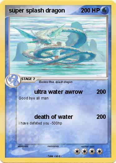 Pokemon super splash dragon