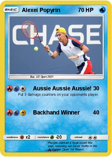 Pokemon Alexei Popyrin