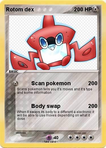 Pokemon Rotom dex