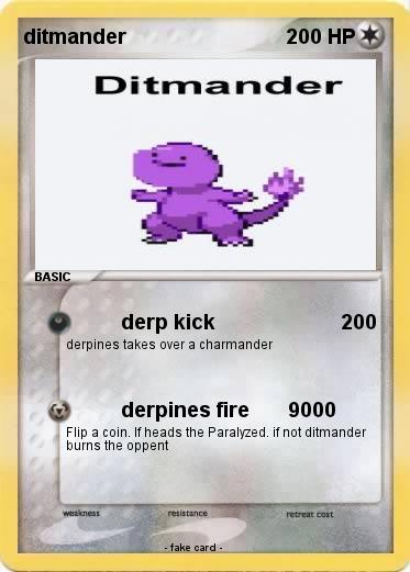 Pokemon ditmander