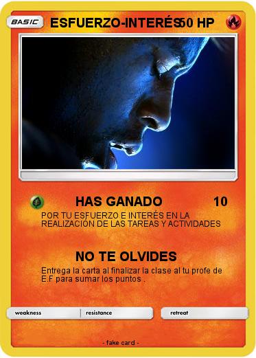 Pokemon ESFUERZO-INTERÉS