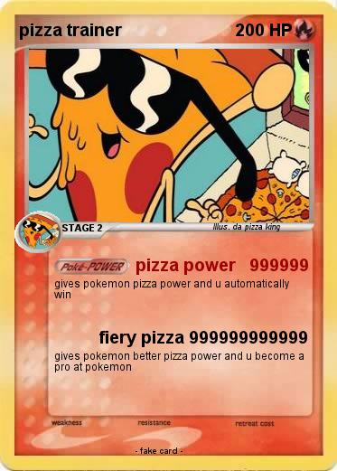 Pokemon pizza trainer