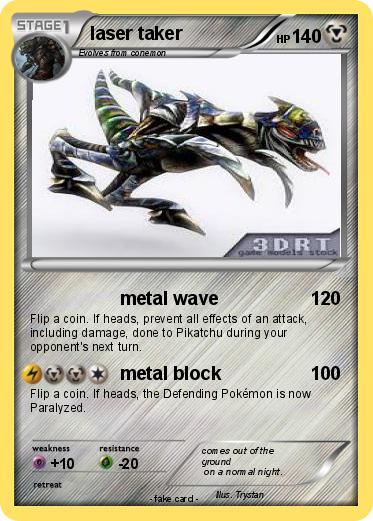 Pokemon laser taker