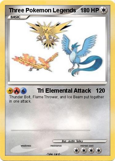 Pokemon Three Pokemon Legends