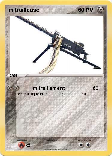 Pokemon mitrailleuse