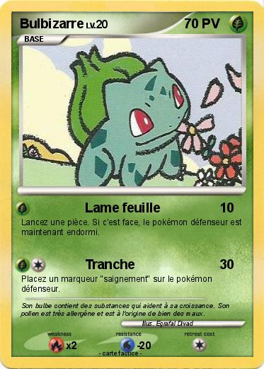 Pokemon Bulbizarre