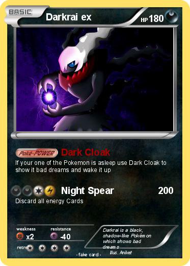 Pokemon Darkrai ex