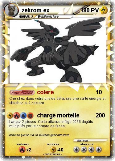Pokemon zekrom ex