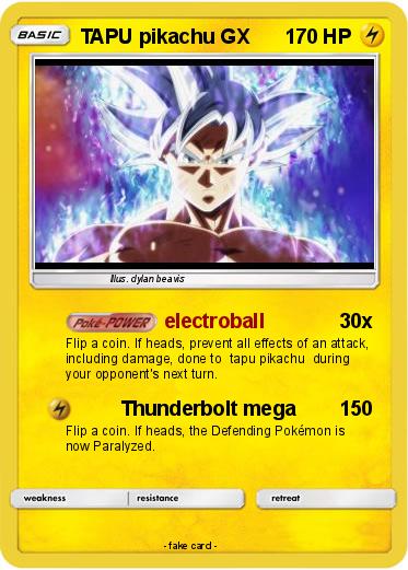 Pokemon TAPU pikachu GX