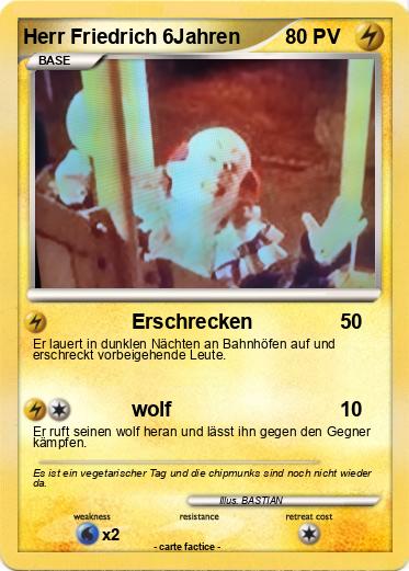 Pokemon Herr Friedrich 6Jahren