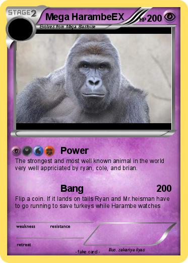 Pokemon Mega HarambeEX