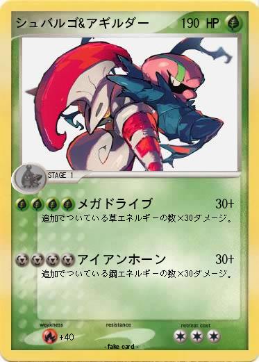 Pokemon シュバルゴ&アギルダー