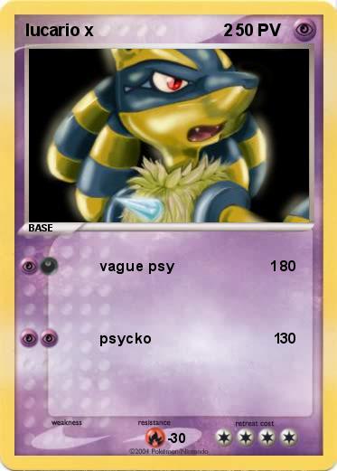 Pokemon lucario x                            2