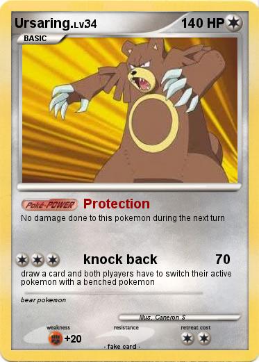 Pokemon Ursaring.