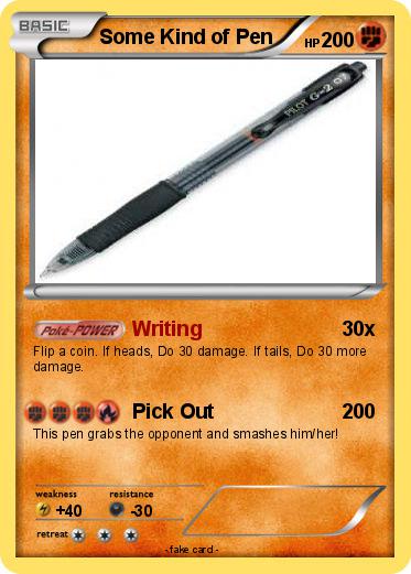 Pokemon Some Kind of Pen