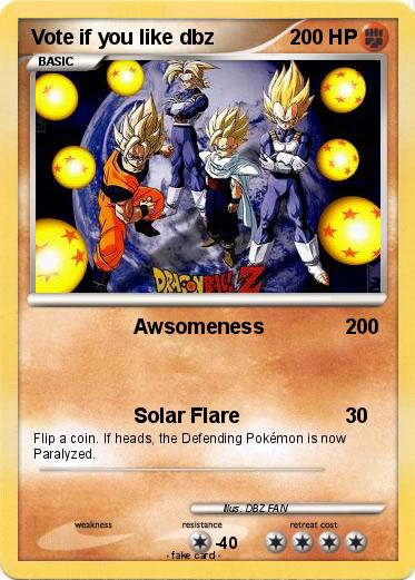 Pokemon Vote if you like dbz