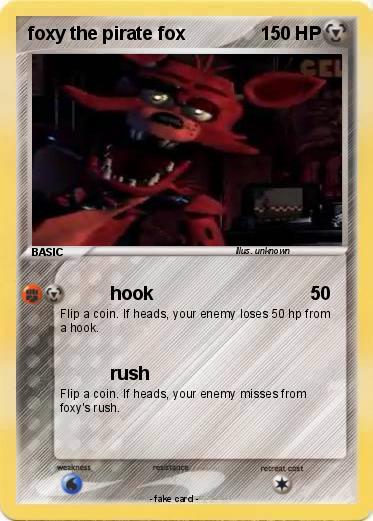 Pokemon foxy the pirate fox