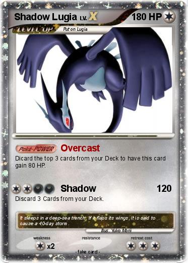 Pokemon Shadow Lugia