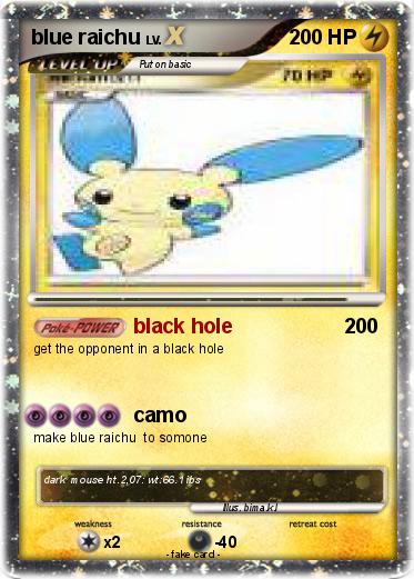 Pokemon blue raichu