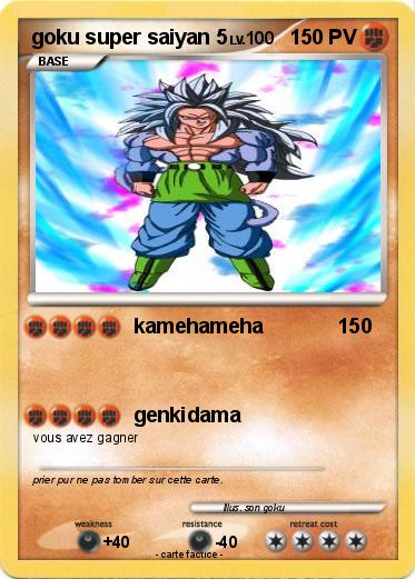 Pokemon goku super saiyan 5