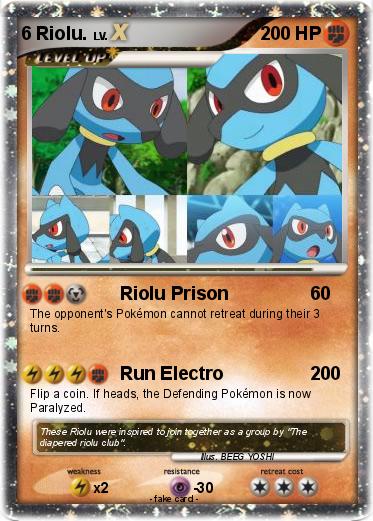 Pokemon 6 Riolu.