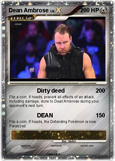 Pokemon Dean Ambrose