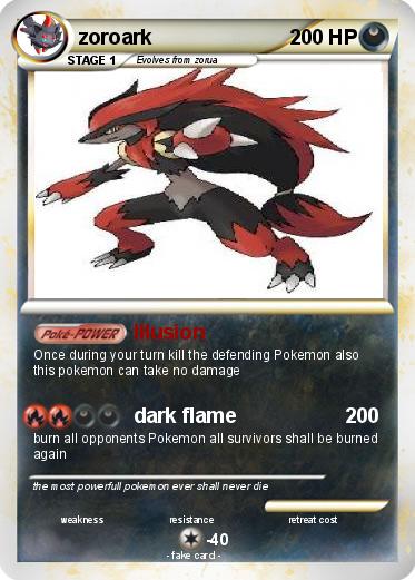 Pokemon zoroark