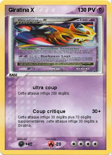 Pokemon Giratina X
