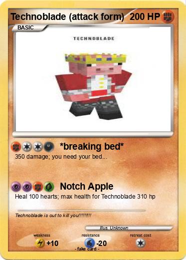 Pokemon Technoblade (attack form)