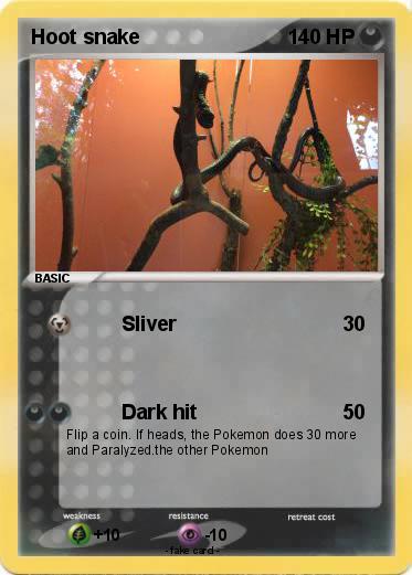 Pokemon Hoot snake