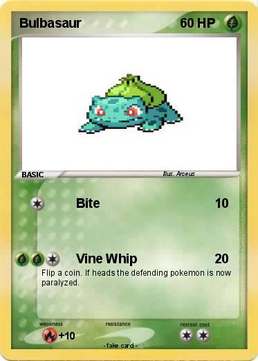 Pokemon Bulbasaur
