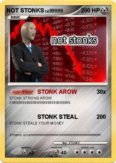 Pokemon NOT STONKS