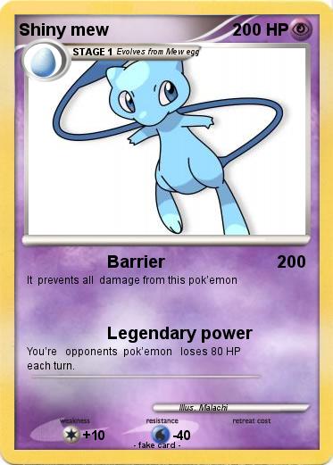Pokemon Shiny mew